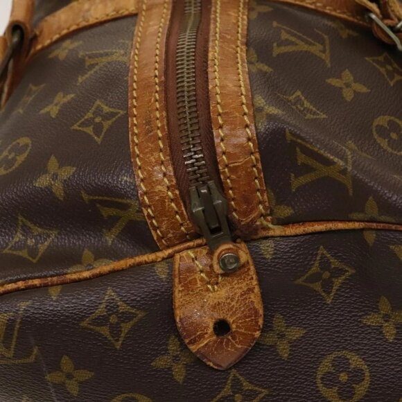 LOUIS VUITTON Monogram Sac Souple 45 Boston Bag LV Auth - Picture 14 of 16
